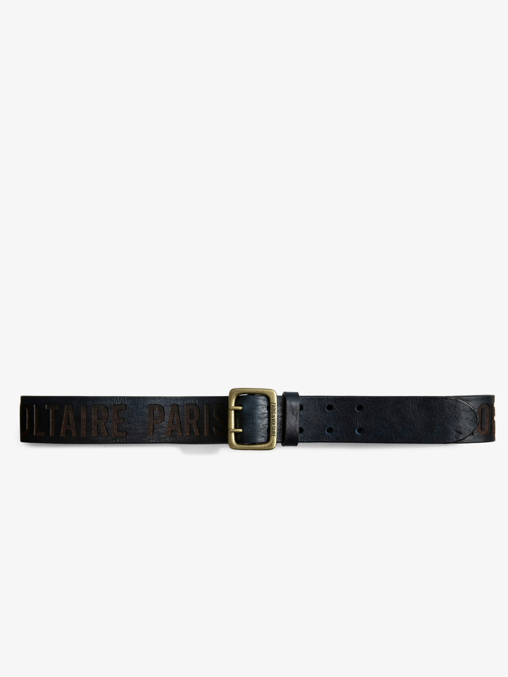Buckley Stamp belt - Leather belt.